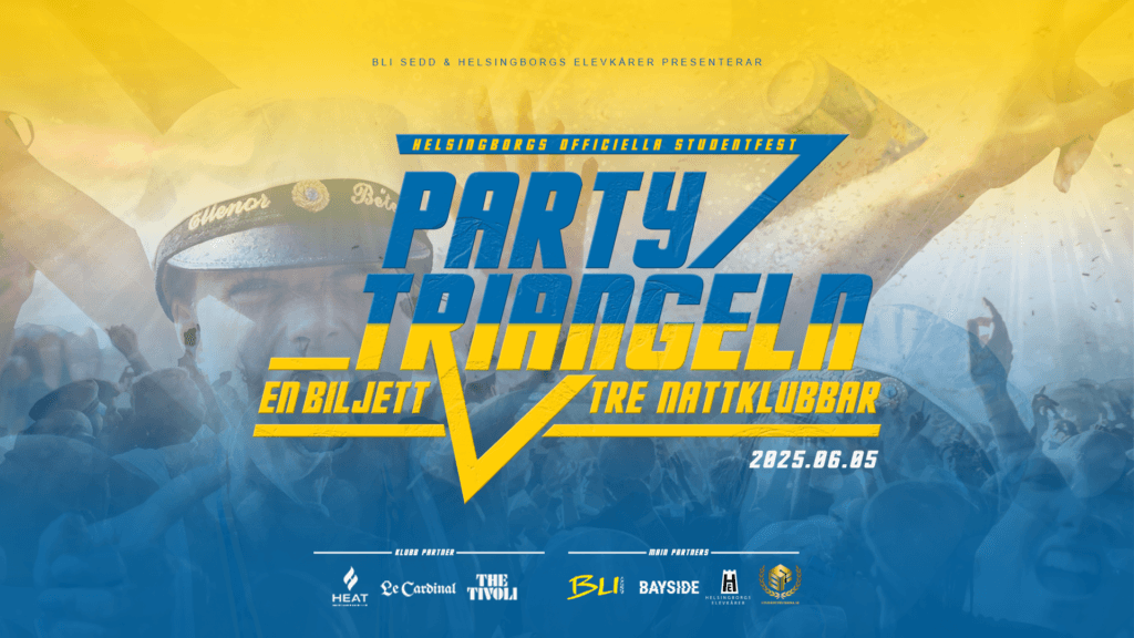 Helsingborgs officiella studentfest 2025 #partytriangeln