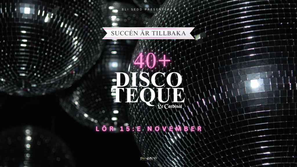 Discoteque 40+ Succén är tillbaka!